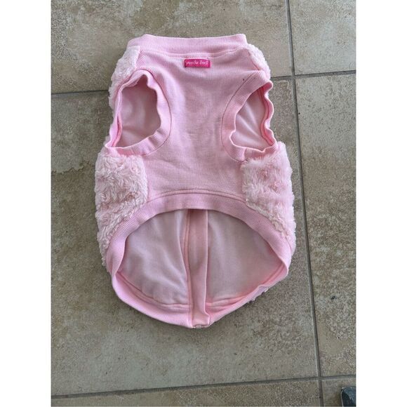 Petco 2016 Pink Swirl Fur Bomber Jacket Size L - Picture 2 of 6